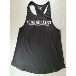 Royal Athletics Black Dri-Fit Slinger Top Size Medium NWOT Racerback